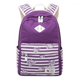 Backpack Women Backpacks For Teenage Girls Floral Printed School Bags Travel Leisure Laptop Female Waterproof Mochilas1