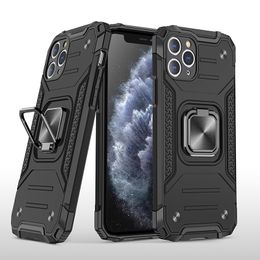 Tough Armor case 360 Degree Rotating Metal Ring Holder Kickstand Shockproof Cover for iPhone 11 Pro MAX X XS MAX XR 6 6S 7 8 PLUS SE 2020