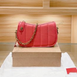 designer quilted studio clutch bags women chain mahjong handbags shoulder fashion bag five Colours size 23cm