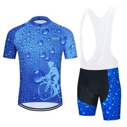 Racing Sets 2022 Team Pro Men Summer Short Sleeve Bicycle Wear Uniforms Outdoor Mountain Road Bike Cycling Shirt Clothing