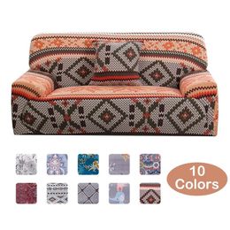 Meijuner Sofa Cover Printed Stretch Couch Cover Geometric Elastic All-inclusive Slipcover Protector Sofa Covers For Living Room LJ201216