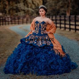 Royal Blue Sweet 15 Birthday Party Dresses Appliques Lace Sweet 16 Dress Graduation Quinceanera Evening Gowns Custom Made