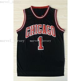 Stitched custom Derrick Rose #1 Sewn Basketball Jersey women youth mens basketball jerseys XS-6XL NCAA