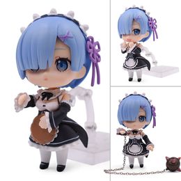 Re:Life In A Different World From Zero Rem Ram Action Figure PVC Toys Collection Model Doll For Friends Gifts 9.5cm LJ200928