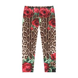 big brand girls best new nice printing flowers girls pants childrens trousers baby new girl legging Hot best kids fashion LJ201019