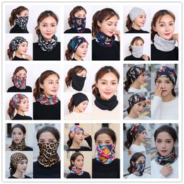 33 Styles Multifunctional Headscarf Neck Gaiter For Women Men Autumn Print Scarf Bandana Sun Protection Face Mask For Fishing Cycling