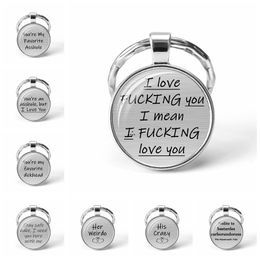 You Are An But I Love You Butt Lovers Quote Key Chain Romantic Pendant Keychain Couple Jewelry Valentines Day Gift PartyG RRA11656