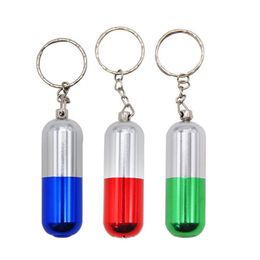 Innovative new gas tank pipe key chain hidden detachable metal pipe