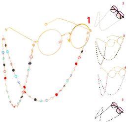 1pcs Multicollor Travel Home Lightweight Eyeglass Eye Glasses Sunglasses Holder Necklace Chain Cord String For Wo jllcud