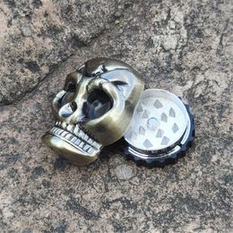 Ghost Skull shaped plastic shell Cigarette Mill zinc alloy grinder cigarette breaker