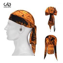 Cycling Head Cap Headscarf Pirate Breathable Quick Dry Sunscreen Bicycle Sport Moisture Wicking Scarf Hat Bandana Headband Caps & Masks