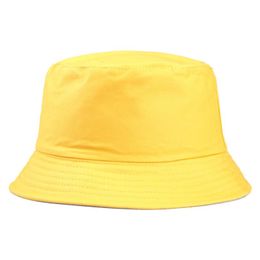 2019 New Portable Fashion Sexy Solid Color Folding Fisherman Sun Hat Outdoor Men And Women Bucket Cap Multi Season Cap F jllBMG