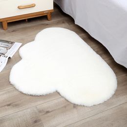 70x90cm Cloud Shape Rug Carpet Mat for Living Room Decor Faux Fur Carpet Kids Room Bedroom Shaggy Area Rug Modern Mat 201214