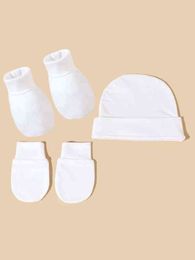 Baby Solid Beanie & Gloves & Socks SHE02