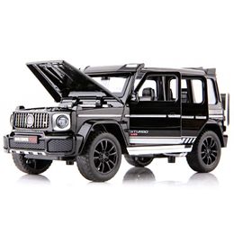 1:32 Diecast Metal Toy Car Model Vehicle SUV New G700 High Simulation Sound And Light Pull Back Car Collection Kids Toys Gifts LJ200930