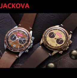 classic atmosphere sports watches 40mm business switzerland highend mens classical design leiseure calendar full functional stopwatch watch top star choice