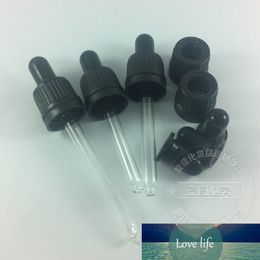 Black Ring with Black Rubber Burglarproof Dropper Cap,can Match with Essential Oil Bottle ,neck Size:18mm ,type:18/410