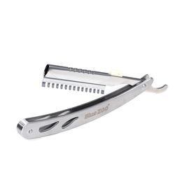 Straight Edge Shaving Razor Folding Shaver for Beard Grooming Anti-scratching Hair Eyebrow Shaving Tool W10075