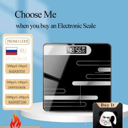 Bathroom Scales Floor Scales Black Scales For Weighing Smart Electronic Scale Body Digital Scale Toughened Glass LCD Display H1229