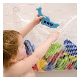 Children Baby Toy Storage Mesh Bag Bathtub Suction Cup Tidy Organizer Kitchen Bathroom Toys Shampoo Container Bags