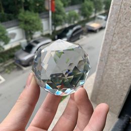 60mm Suncatcher Glass Art Crystal Ball Faceted Prism Crystal Chandelier Paperweight Centrepiece Photo Home Decoration H jlloca