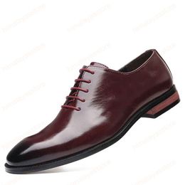 Formal Shoes Men Classic Italian Mens Dress Shoes Luxury Oxford Shoes for Men Plus Size Black Dress Zapatos