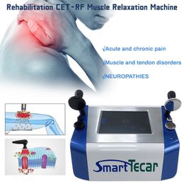 Deep care diathermy rf equipment physiotherapy tecar therapy machine RET CET for sport injury fat removal pain treatment
