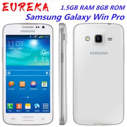 Original Samsung Galaxy Win Pro G3812 Quad Core 4.5 Inch 1.5GB RAM 8GB ROM Dual SIM Unlocked Refurbished Mobile Phon