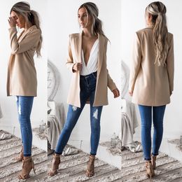 Blazer & Suits Spring Autumn Women's Blazers New Jackets for Women Suit European Style Slim Lapel Green Hot Blazer 201201