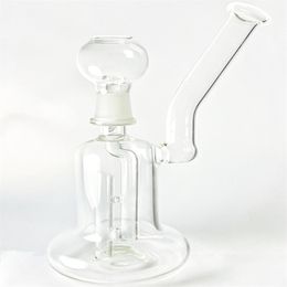 Diffusion pump oil rig glass hookah with a perc 19 mm connector 8 inches high fc710