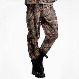 Fashion- Shark Skin Military Tactical Cargo Pants Men Warm jungle Camping Climbing Flat Coating Waterproof Windproof Camo long Trousers