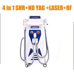 Multi-function Beauty Eqiupment 4 in 1 ND yag laser machine for black carbon doll skin peeling hair removal and removal tattoo