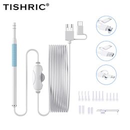 TISHRIC AN101 In Ear Cleaning USB For Smartphone 5.5mm 0.3Mp Videoscope Endoscope For Androdi Type-c PC