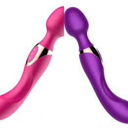 Nxy Sex Vibrators Directions g Spot Massage Usb Charge Large Stick for Women y Clit Vibrator Adult Toys 1222