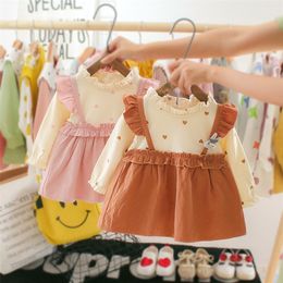 Autumn Baby Girl Dress Cotton Long Sleeve Birthday Dress For Girl Clothes Sweet Party Princess Dresses Infantil 0-3 Years LJ201221