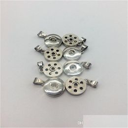 -Neue Real Haken 30 stücke 18mm Metall Ingwer Snap Button Charms DIY Austauschbare Passform Armbänder Anhänger für Halskette Schmuck Großhandel Sn1JF