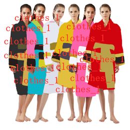 Robes sleepwear gowns bathrobes unisex 100% cotton night wear men and women good quality luxury robe breathable elegant clothes 1739