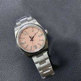 36mm High quality New Style u1 Automatic 1646 Movement Pink Dial Women Watch 316 Stainless Band