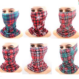 Scarfs For Women Christmas Winter Warm Hats Face Mask Neck Ring Contrast Colour For Women Sport Cycling Running