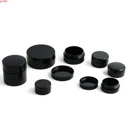 100 x Travel Small 1g 2g 3g 5g 10g 20g jars Pot Box Makeup Nail Art Cosmetic Bead Storage Container Black Portable Cream Jargood qualtity