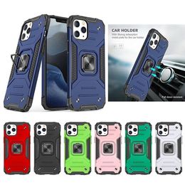 For Samsung Galaxy A33 A53 Hybrid Armour Phone Cases Shockproof TPU PC Car Magnetic Kickstand Back Cover A