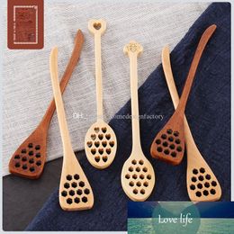 Wood Carving Honey Stirring Honey Spoons Dipper Kitchen Tool Flatware Accessory