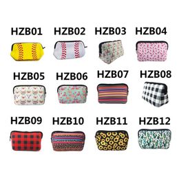 12 Styles Neoprene Travel Cosmetic Bag Makeup Case Women Zipper Make Up Handbag Organiser Storage Toiletry Wash Bag LX0550