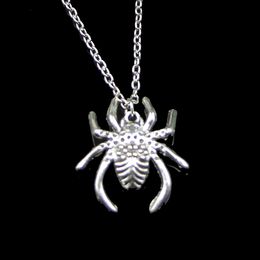 Fashion 28*25mm Spider Arachnic Pendant Necklace Link Chain For Female Choker Necklace Creative Jewelry party Gift