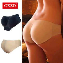 CXZD Women Shaper Padded Butt Lifter Panty Butt Hip Enhancer Fake Ass body Mid Waist Shaping Panties Breathable Y220311
