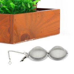 ware Stainless Steel Mesh Teas Ball Infuser Strainer Sphere Locking Spice Tea Filter Filtration Herbal Ball Cup Drink Tools