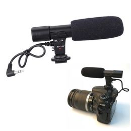 Freeshipping MIC DC/DV Stereo Microphone for Canon EOS 5D Mark III/5D Mark II/7D/6D 70D/60D/760D,750D,700D/650D/600D/100D EOS-M