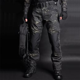 MEGE Men Jogger Tactical Pants Camouflage Military Cargo Sweatpants Loose Camo Casual Trousers Joggers pantalones tacticos XXXL 201106