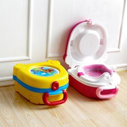Carry Potty Toilet Training Portable Travel Toilet Trainer Just for Kids LJ201110