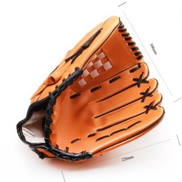 12.5 inch Baseball Gloves Durable Men/Women Softball Baseball Glove Sport Player Preferred Baseball Accessories BQST-01 Q0114